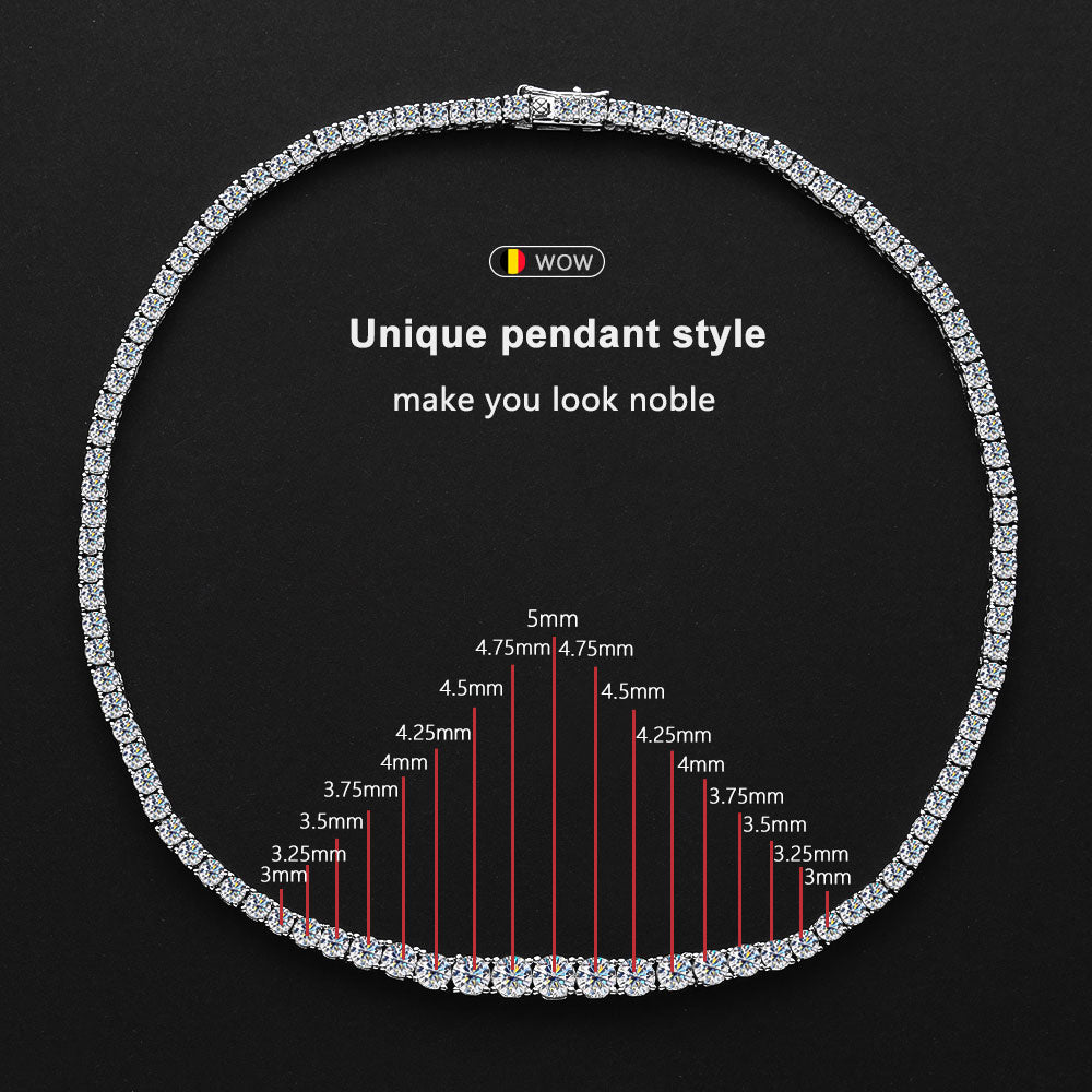 The Carissa Moissanite Necklace