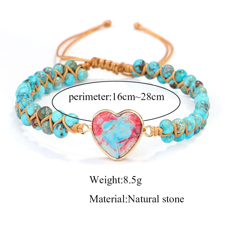 The Held In Our Hearts Jasper Stone Bracelet