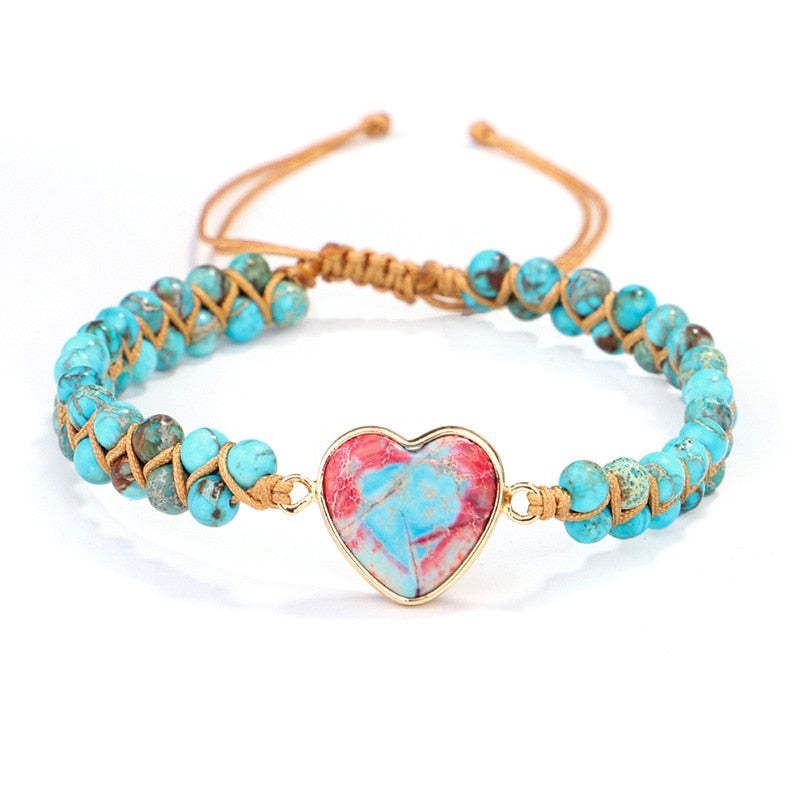 The Held In Our Hearts Jasper Stone Bracelet